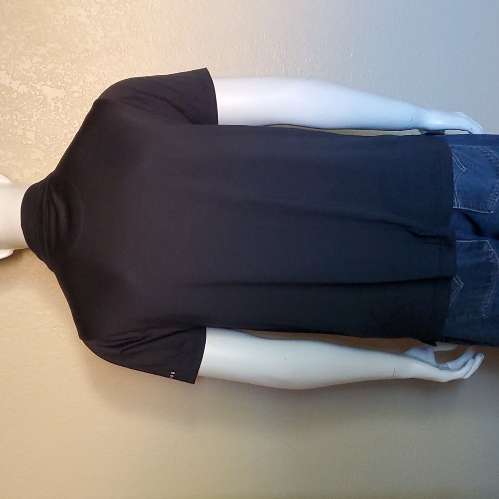 Dunning Slim Fit Mens Golf Polo Black Large Excellent Condition - Picture 5 of 7